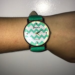 Darling sea foam green watch